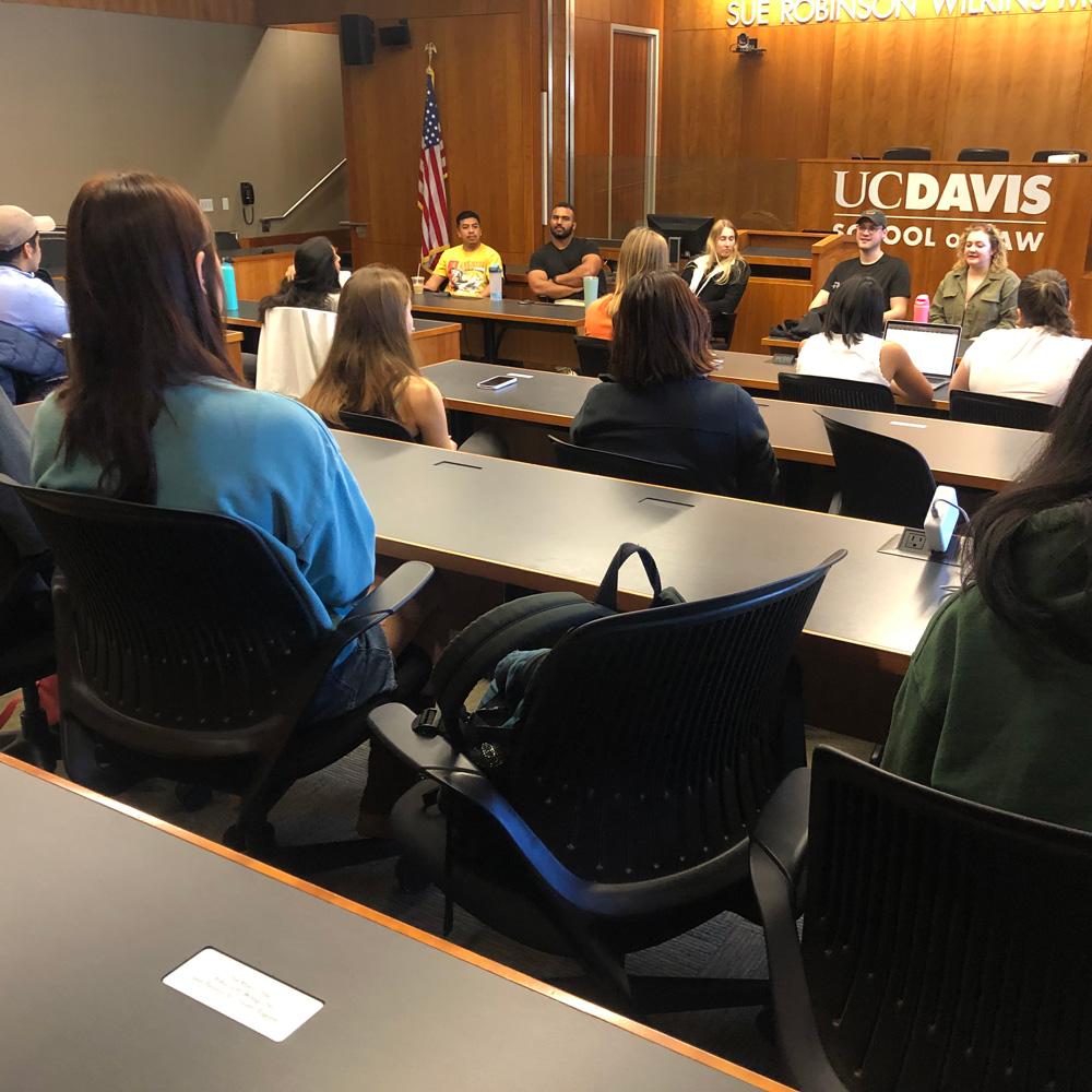 Panel discussion at UC Davis School of Law