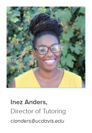 Inez Anders, Director of Tutoring Services